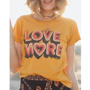 New love graphic tee blue and white /xl